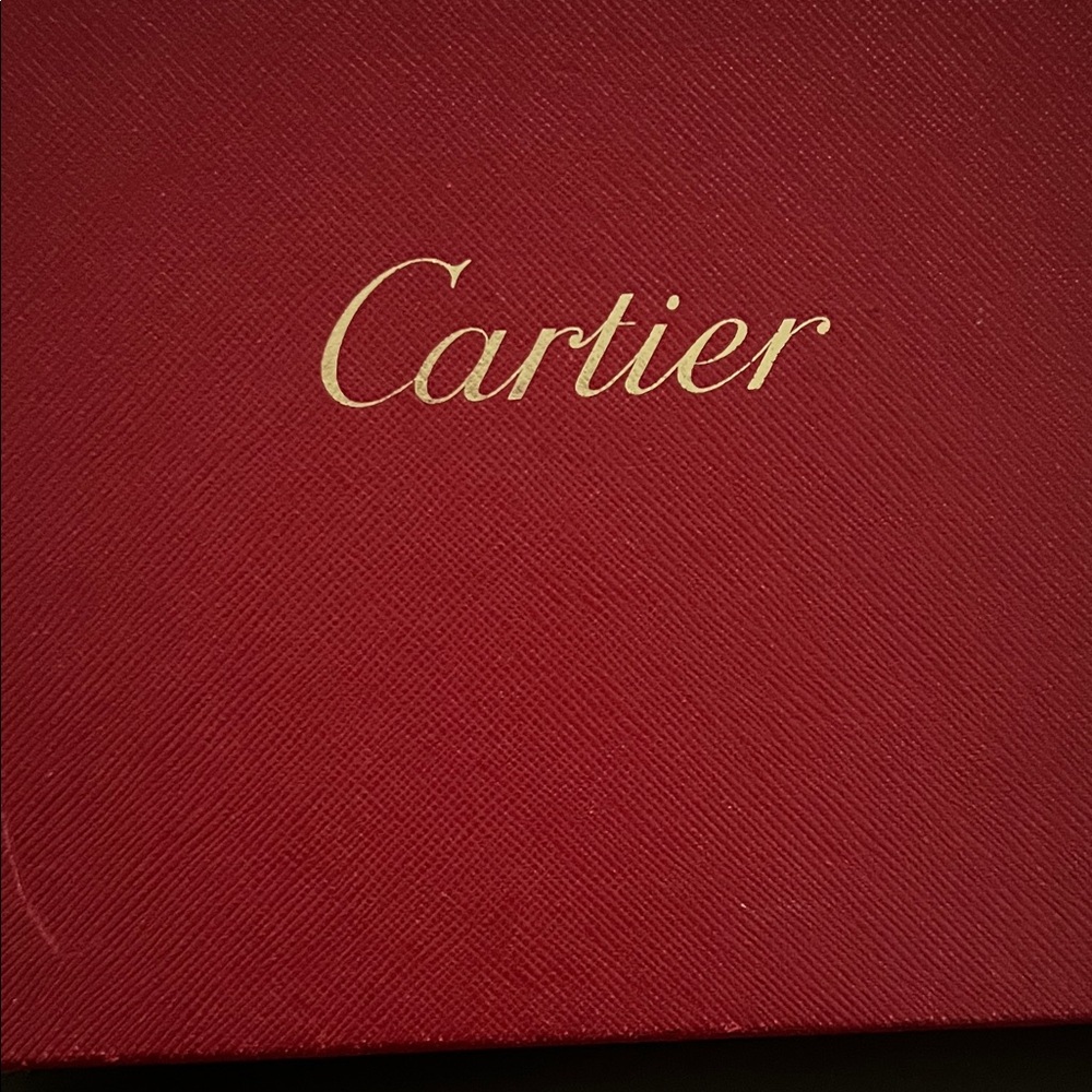 Cartier Luxury Red Jewelry Box